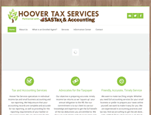Tablet Screenshot of hoovertaxservices.com